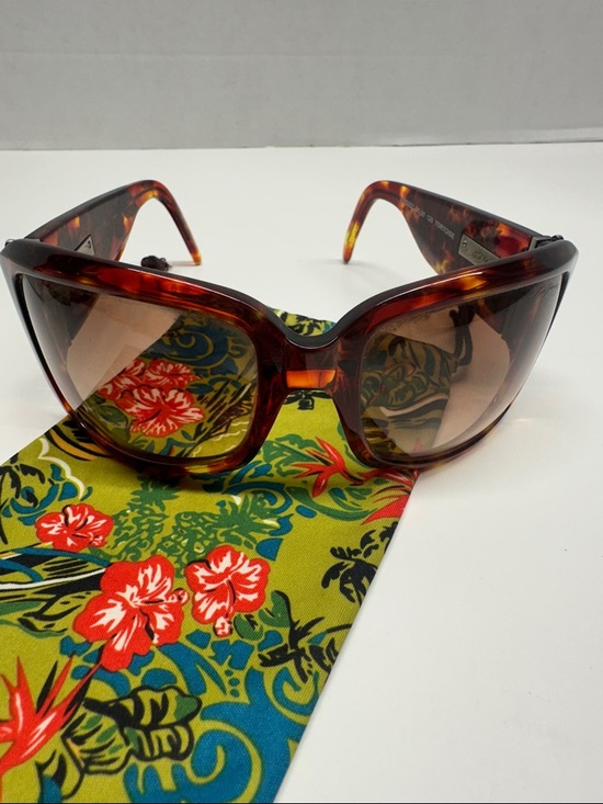 Ed Hardy Accessories - Ed Hardy Sunglasses Oversized Tortoise Shell Tattoo Skull Y2K 2000 True Vintage